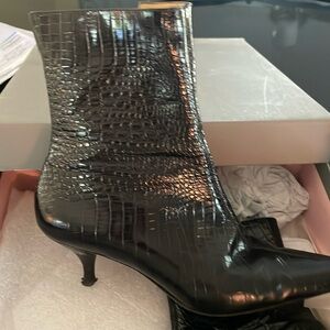 Vintage Ann Taylor snakeskin boots